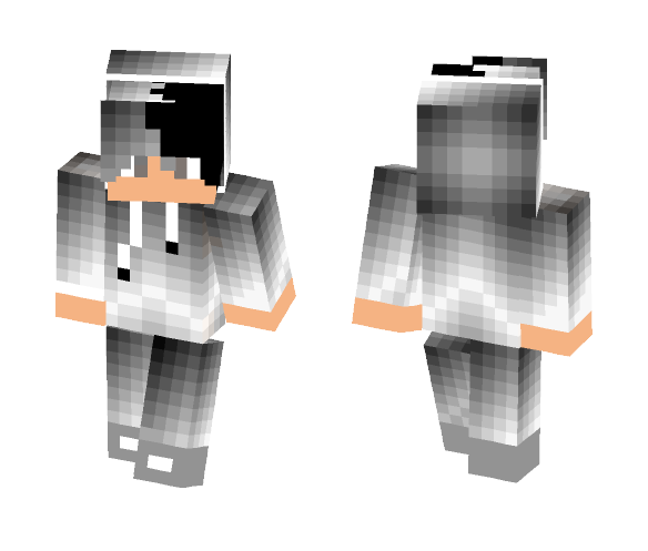Gray and black haired boy - Boy Minecraft Skins - image 1