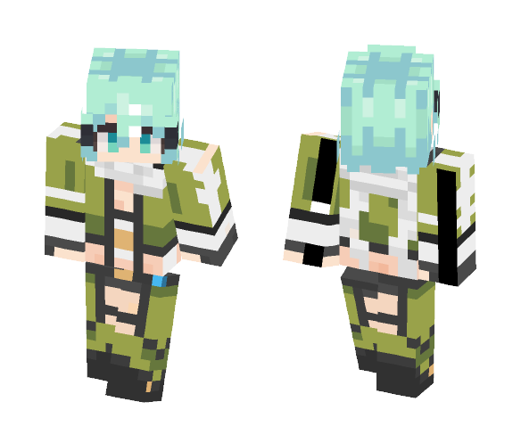 Sinon | GGO - Female Minecraft Skins - image 1