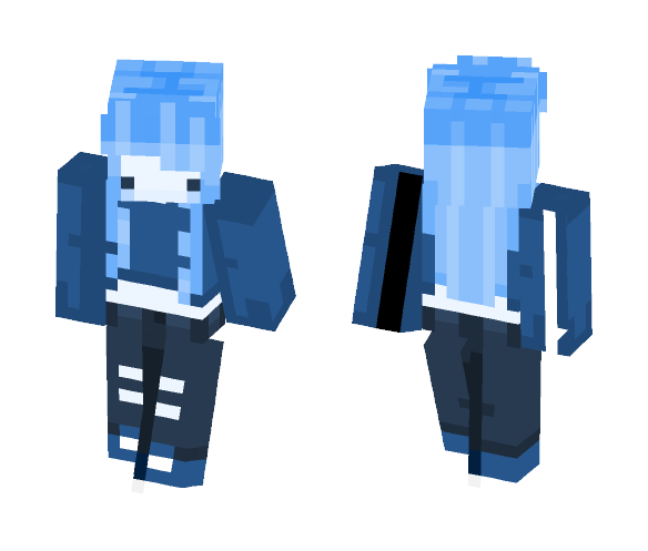 I'm blue dabba do da - Female Minecraft Skins - image 1