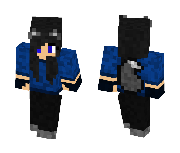 BlueFox - Female Minecraft Skins - image 1