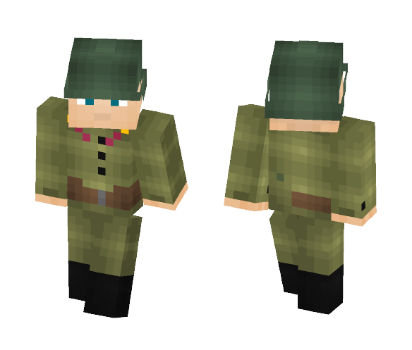Red Army Soldier Combat, 1939 - Male Minecraft Skins - image 1