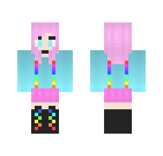 ???? Rainbow Girl ???? - Girl Minecraft Skins - image 2