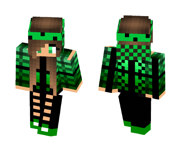Green teen girl - Girl Minecraft Skins - image 1