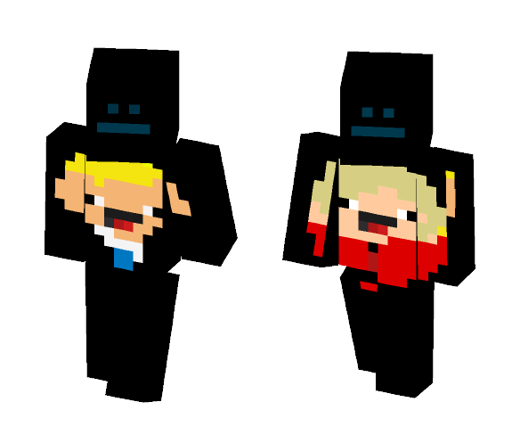 Donald trump and Hillary Clinton - Male Minecraft Skins - image 1
