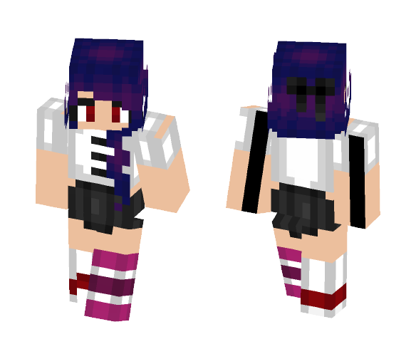 Violet Skies - Female Minecraft Skins - image 1