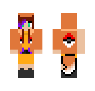 Fox girl with eevee jacket edited2 - Girl Minecraft Skins - image 2