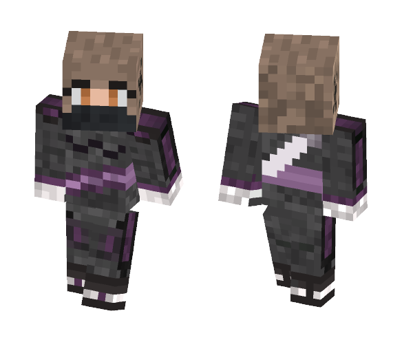 Purple Ninja - Female Minecraft Skins - image 1