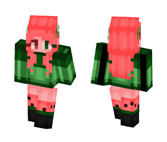 ~Water Melon~ - Female Minecraft Skins - image 1