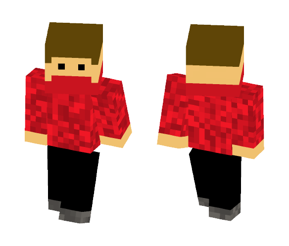 my skin (red) - Male Minecraft Skins - image 1