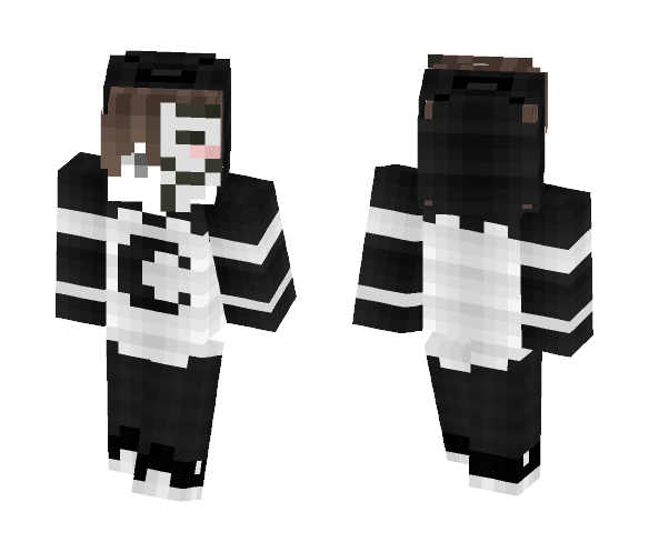 ~Boy Anonymous half - Male Minecraft Skins - image 1