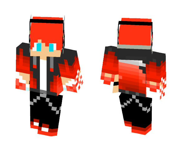 Human Red Stinger - Male Minecraft Skins - image 1