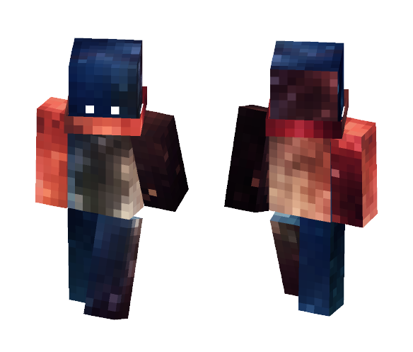 Galaxy - Red Vs. Blue - Interchangeable Minecraft Skins - image 1