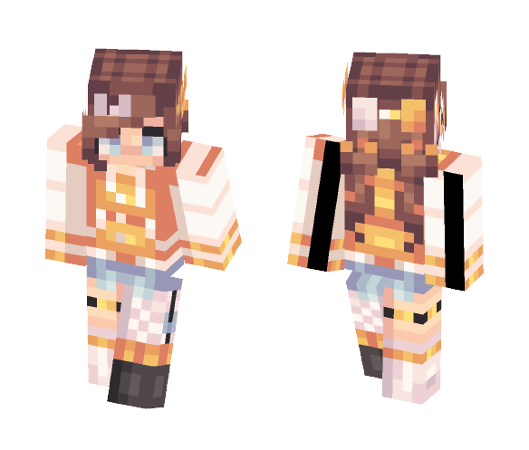 Orange juice - Female Minecraft Skins - image 1