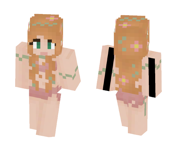 mermaid human form cutie - Female Minecraft Skins - image 1