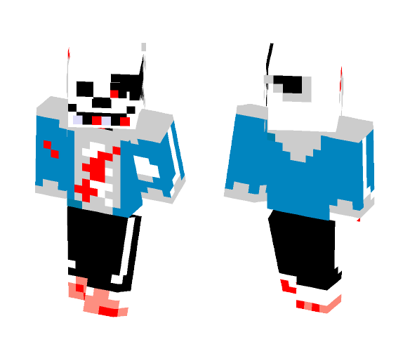 Horrortale Sans - Male Minecraft Skins - image 1