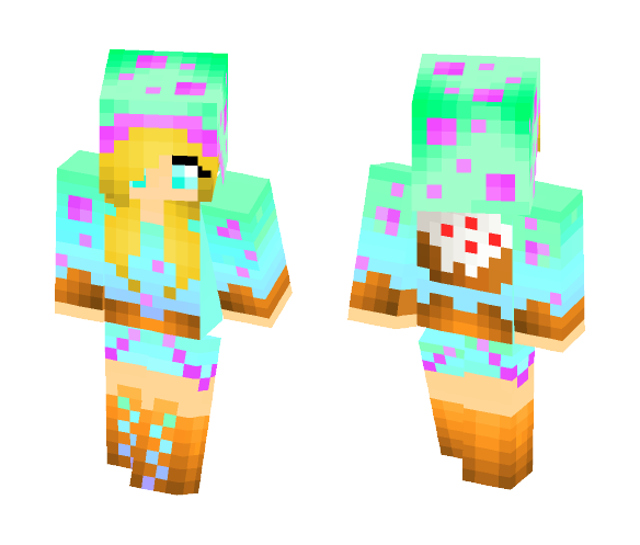 Cake girl - Girl Minecraft Skins - image 1