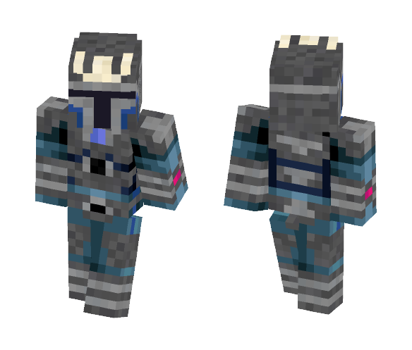 Mandalorian Silver (For A Friend) - Male Minecraft Skins - image 1
