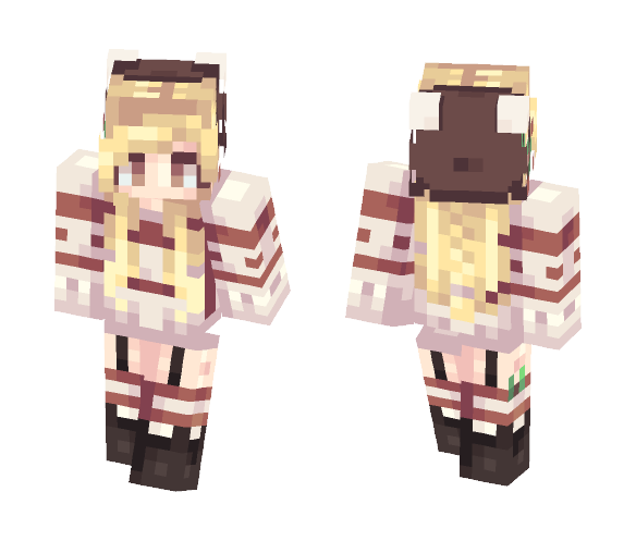 holidays // face reveal!! + alts - Female Minecraft Skins - image 1