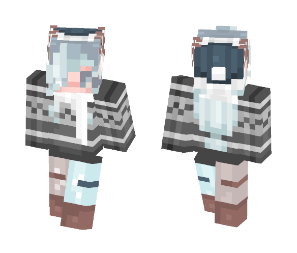 Blue Winter - Female Minecraft Skins - image 1
