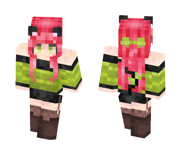 Ameke Kiten || OC - Female Minecraft Skins - image 1