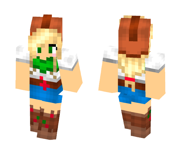 MLP Applejack (For my Cousin) - Female Minecraft Skins - image 1