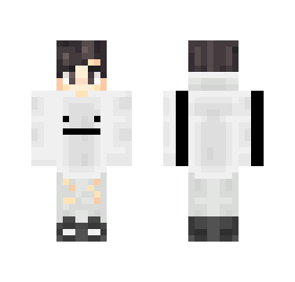White Hoodie - Male Minecraft Skins - image 2