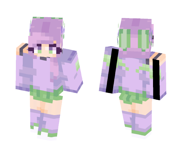 Grape Atoms - Female Minecraft Skins - image 1