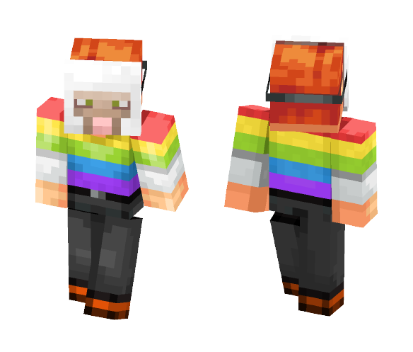 Rainbow Sheep (MCPE) - Male Minecraft Skins - image 1