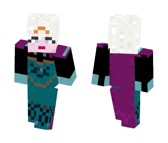 Queen Elsa of Arendelle - Female Minecraft Skins - image 1