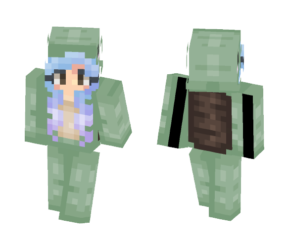 ʑ - Turtle Onesie - Female Minecraft Skins - image 1