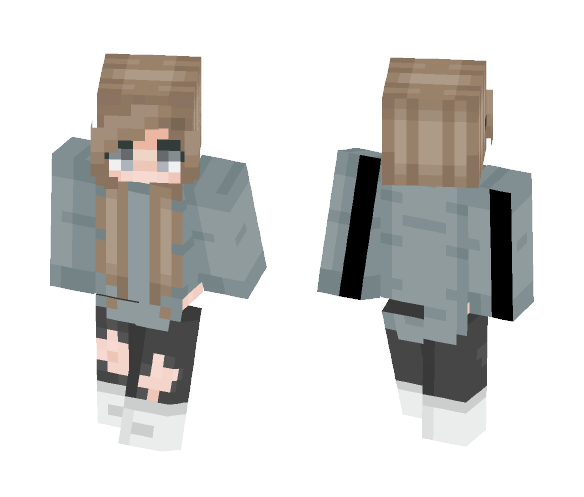 Download =šøβξΓ= Cute girl in sweater Minecraft Skin for Free ...