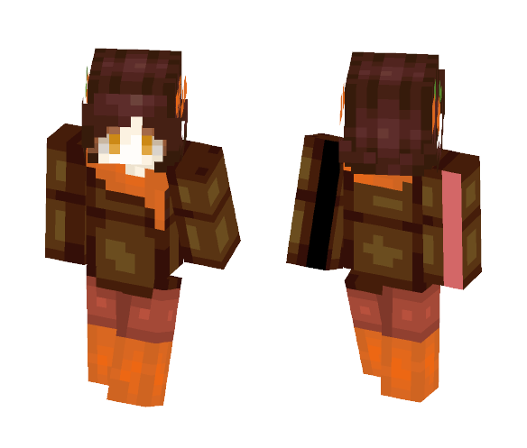 Autumn-Themed Girl - Girl Minecraft Skins - image 1