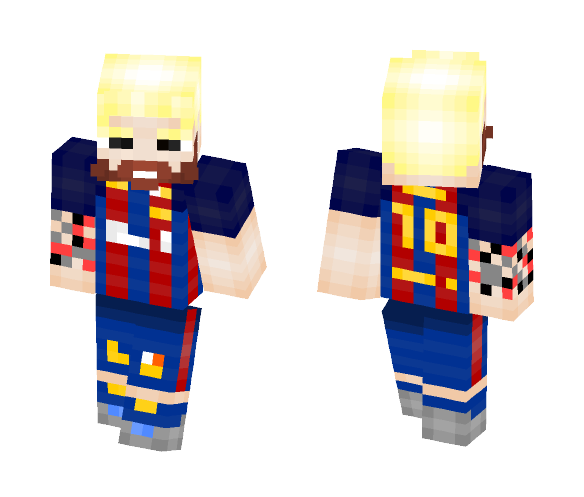 Messi 2016/17 - Male Minecraft Skins - image 1