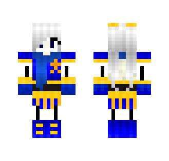 Dreamtale Girl Papyrus - Girl Minecraft Skins - image 2
