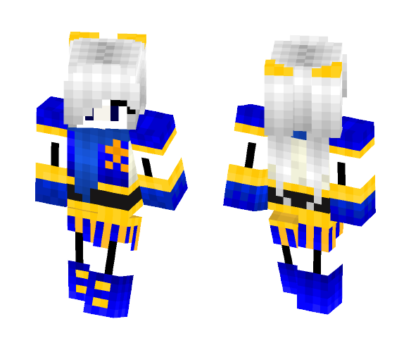 Dreamtale Girl Papyrus - Girl Minecraft Skins - image 1