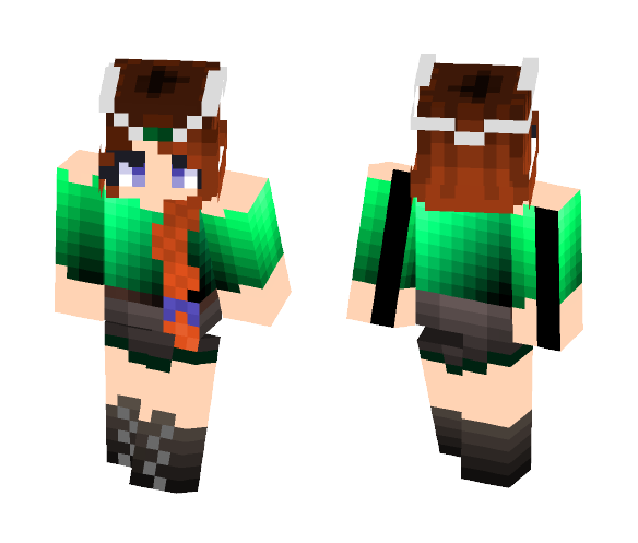 Warrior Girl - Girl Minecraft Skins - image 1