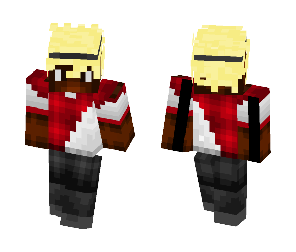 Black Guy w/ Blonde Hair - Male Minecraft Skins - image 1