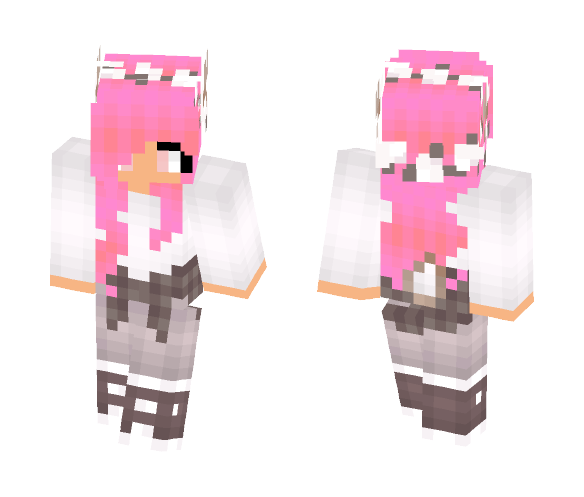 ωнιтє + gяєу - Female Minecraft Skins - image 1