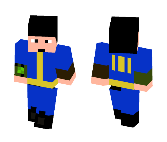 vault dweller - Male Minecraft Skins - image 1