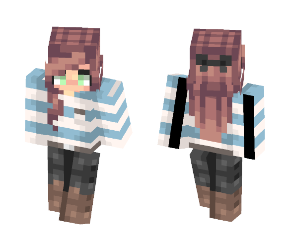 #Stripes - Female Minecraft Skins - image 1