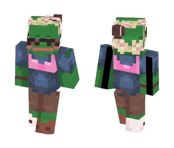 Pepe the froG - Male Minecraft Skins - image 1