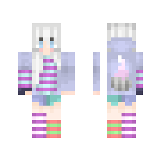 White Wolf [Just a girl] - Female Minecraft Skins - image 2