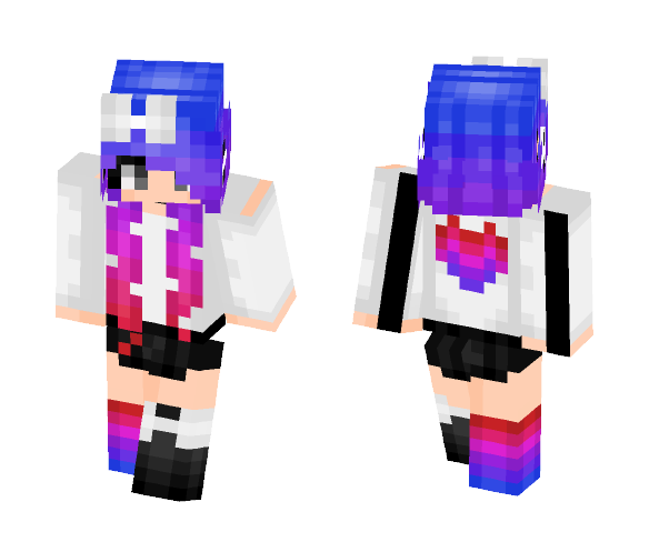 Colours are pretty cool - Female Minecraft Skins - image 1