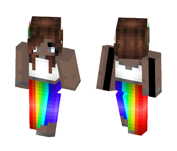 Rainbow - Female Minecraft Skins - image 1