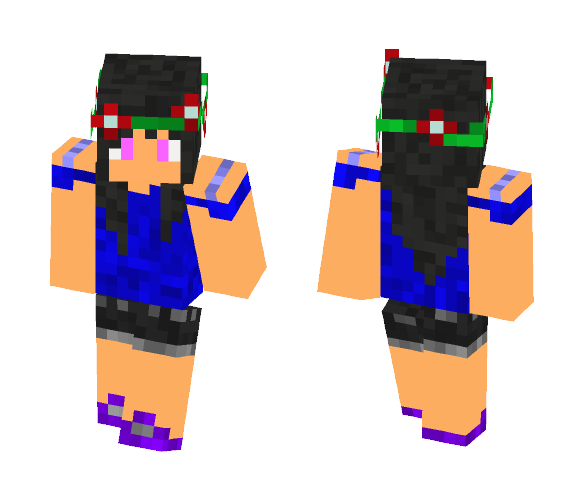 Hippy Female - Female Minecraft Skins - image 1