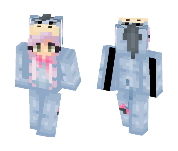ʑ - Eeyore Onesie - Female Minecraft Skins - image 1