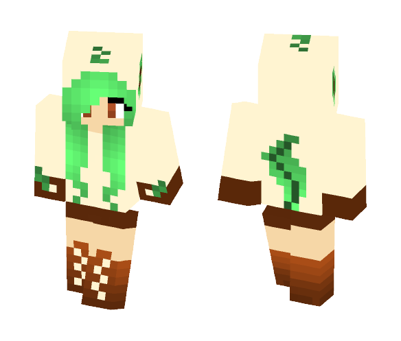 lEAfEoN girl - Girl Minecraft Skins - image 1