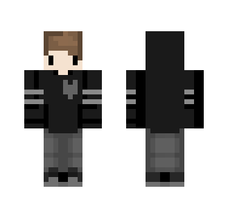 Black Chibi Sweater | ???? Zero - Male Minecraft Skins - image 2