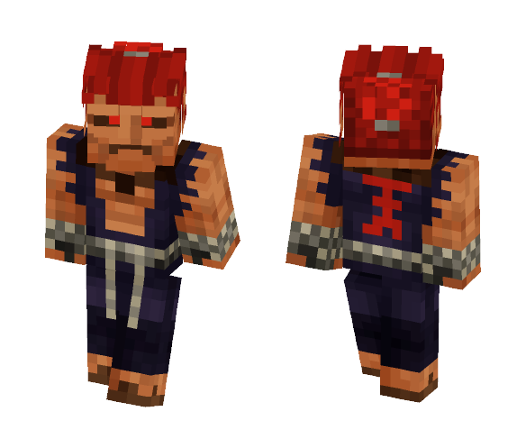 Akuma (Gouki) 1000 SUBS!? - Male Minecraft Skins - image 1