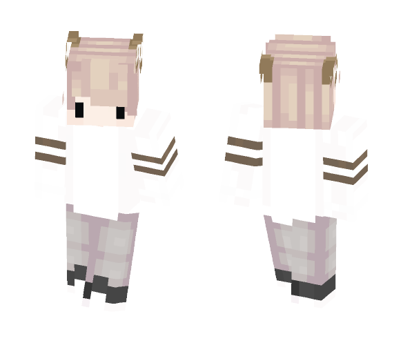 White Chibi Boy | ???? Zero - Boy Minecraft Skins - image 1